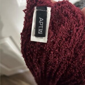 BEAUTIFUL APT.9 SCARF burgundy lightweight